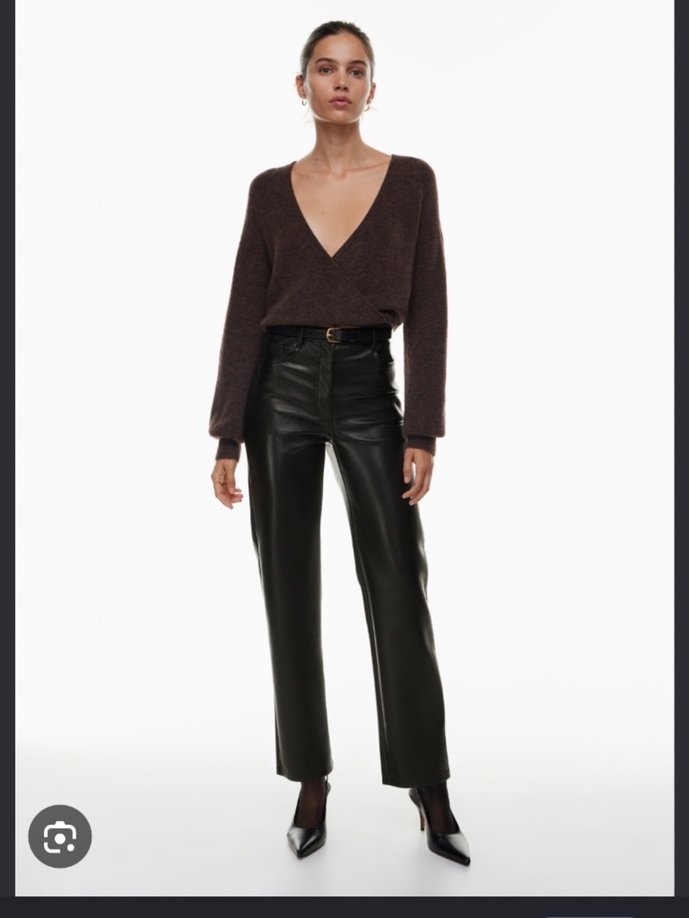 Aritzia Melina Leather Pants